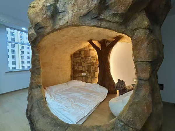 網紅洞穴風民宿